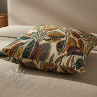Tkanina dekoracyjna jacquard Cacao allover multico