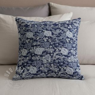 Tkanina dekoracyjna jacquard Draco indigo