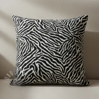 Tkanina dekoracyjna jacquard Tanzanie noir blanc