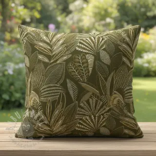Tkanina dekoracyjna jacquard Legende kaki