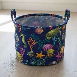 Tkanina dekoracyjna premium Underwater sea life digital print