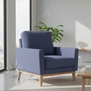 Tkanina płótno CANVAS dusty blue