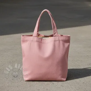 Tkanina dekoracyjna DOBBY Zigzag blush