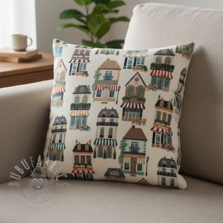 Tkanina dekoracyjna premium Shop Boutique City digital print