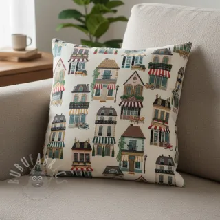 Tkanina dekoracyjna premium Shop Boutique City digital print