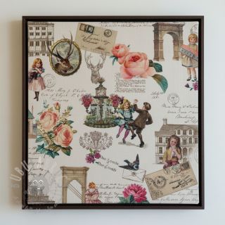 Tkanina dekoracyjna premium Linenlook Poetry Romantic Scene digital print