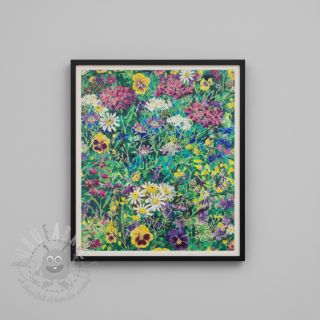 Tkanina dekoracyjna premium Spring Flower Garden digital print