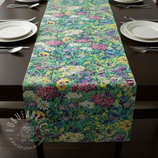 Tkanina dekoracyjna premium Spring Flower Garden digital print