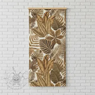 Tkanina dekoracyjna premium Leaf Embroidery digital print