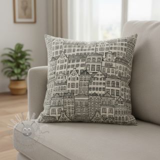 Tkanina dekoracyjna Linenlook Townhouse Fine Line