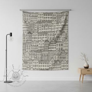 Tkanina dekoracyjna Linenlook Townhouse Fine Line