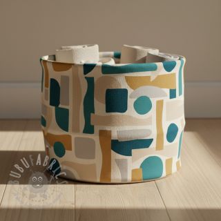 Tkanina dekoracyjna Linenlook Abstract Form Fusion