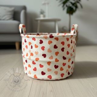 Tkanina dekoracyjna premium Heart Sprinkle Love