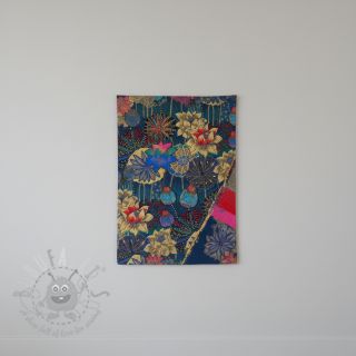 Tkanina dekoracyjna jacquard Opium allover bleu