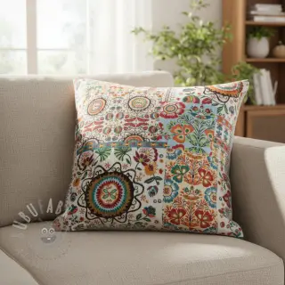 Tkanina dekoracyjna jacquard Ethnic multico