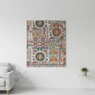 Tkanina dekoracyjna jacquard Ethnic multico