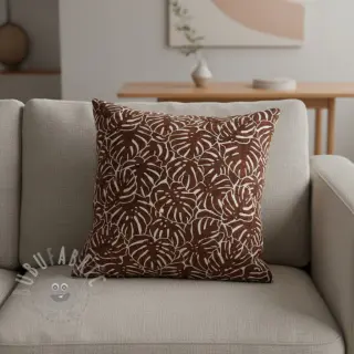 Tkanina dekoracyjna jacquard Anthéa terracotta