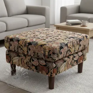 Tkanina dekoracyjna jacquard Mayorque noir