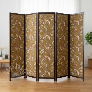 Tkanina dekoracyjna jacquard Grues or