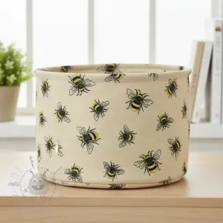 Tkanina dekoracyjna gobelinowa PREMIUM Bumble Bee Family