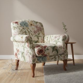 Tkanina dekoracyjna Linenlook premium Flower Dreamy Field digital print