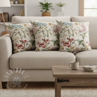 Tkanina dekoracyjna Linenlook premium Flower Dreamy Field digital print