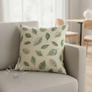 Tkanina dekoracyjna Handpainted Leaf Art digital print