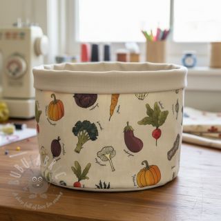 Tkanina dekoracyjna Veggie Harvest Garden digital print