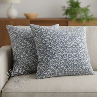 Tkanina dekoracyjna Linenlook Little Wave Scale