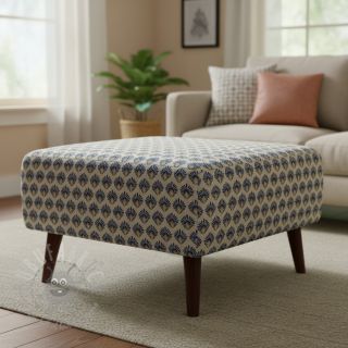 Tkanina dekoracyjna Linenlook Graphic Peacock