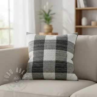 Tkanina dekoracyjna jacquard TWEED allover graphite