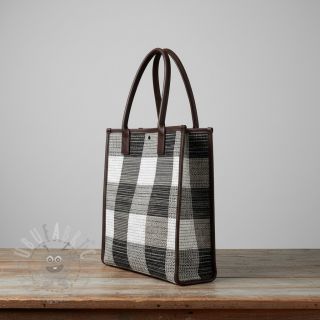 Tkanina dekoracyjna jacquard TWEED allover graphite