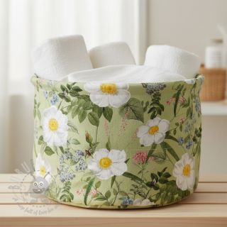 Tkanina dekoracyjna Romantic rose garden digital print