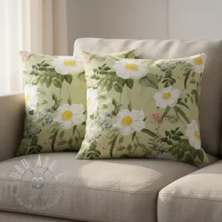 Tkanina dekoracyjna Romantic rose garden digital print