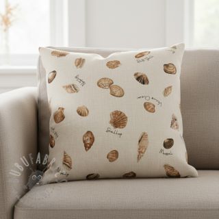 Tkanina dekoracyjna Linenlook Sea shell path