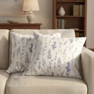 Tkanina dekoracyjna premium Watercolour lavender field