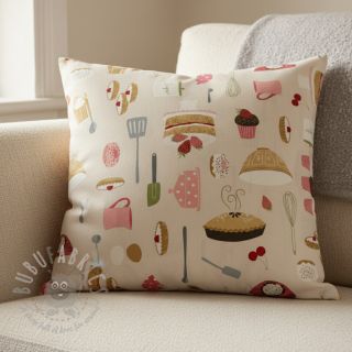 Tkanina dekoracyjna premium Baking sweet recipe