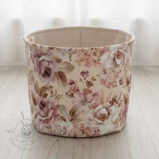 Tkanina dekoracyjna Classic flower garden digital print