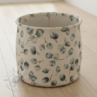 Tkanina dekoracyjna Linenlook Eucalyptus watercolour branch