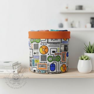 Tkanina dekoracyjna premium Game computer