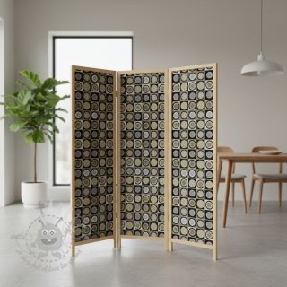 Tkanina dekoracyjna jacquard Round circle luxury