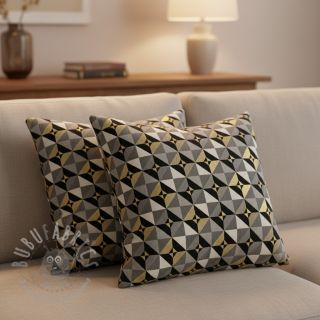 Tkanina dekoracyjna jacquard Diamond cube luxury