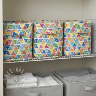 Tkanina dekoracyjna premium Rainbow triangle