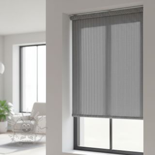 Tkanina dekoracyjna DOBBY Colored stripe navy blue