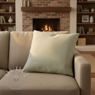 Tkanina dekoracyjna DOBBY Colored stripe soft green