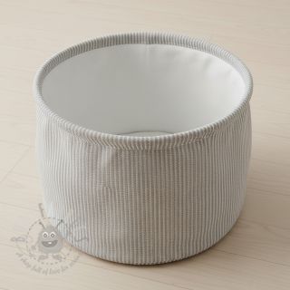 Tkanina dekoracyjna DOBBY Colored stripe grey