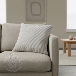 Tkanina dekoracyjna DOBBY Colored stripe grey