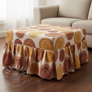 Tkanina dekoracyjna premium Mandala circle