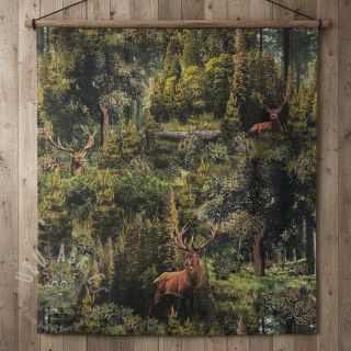 Tkanina dekoracyjna Ancient forest nadruk cyfrowy