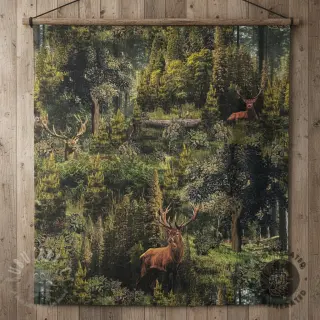 Tkanina dekoracyjna Ancient forest nadruk cyfrowy